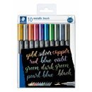 Staedtler Marker metallic brush 10 ST im Etui