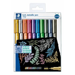Staedtler Marker metallic pen 10 ST im Etui