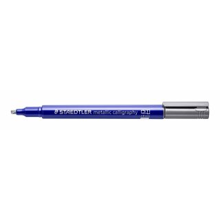 Staedtler Marker metallic calligraphy silber (VE=10stk)