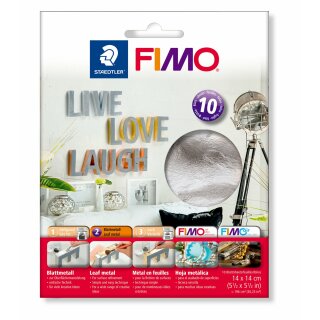 Staedtler Zubehör Fimo Blattmetall silber 10S