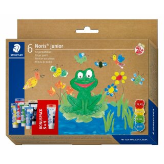 Staedtler Fingermalfarbe Noris jun 6St Etui