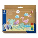 Staedtler Fingermalfarbe NJ Pastell 6St Etui
