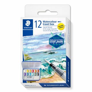 Staedtler Aquarell-Farbkasten Metallic DJ 12x