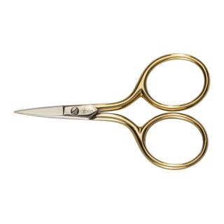 Alpen Embroidery Scissors 1203 Gold-Plated Handles Nickel-Plated 2.5" (6.5 cm)