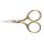 Alpen Embroidery Scissors 1203 Gold-Plated Handles Nickel-Plated 2.5" (6.5 cm)