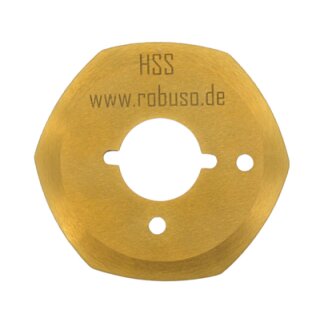 Robuso 6-Bogen-HSS Ersatzmesser für Azzurro Akkuschere