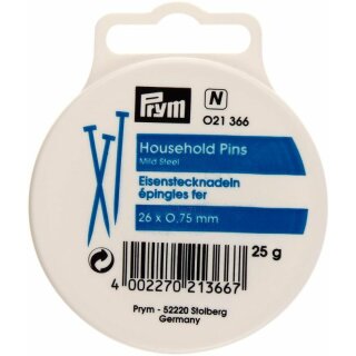 Prym spilla Eisen 0,75 x 26 mm argentofarbig (25 g)
