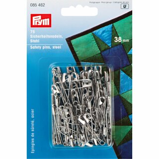 Prym Safety Pins with coil No. 2 silver col 38 mm (75 pcs)