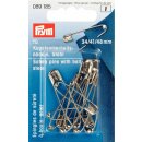 Prym Safety Pins with ball HT 1-3 silver col 34/41/48 mm...