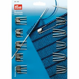 Prym Stitch holders stainless steel 135 mm silver col (10 pcs)
