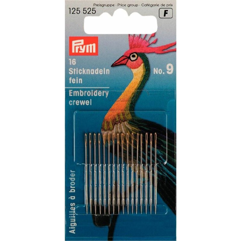 Prym wool needles no. 1,3,5 steel 3pcs