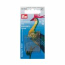 Prym Fine embroidery needles HT 3-9 silver col with gold...