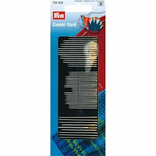 Prym Hand Sewing/Embroidery/Darning Needles ass. HT w. threader (50 pcs)