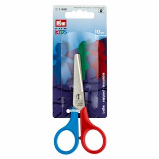Prym Childrens Scissors Prym for Kids grip blue/red 4 10 cm (1 pc)