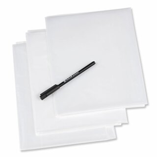Prym Schnittmusterfolien mit Stift 1 x 1,5 m (3 Stück)