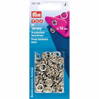 Prym Refill Packs brass for 390107 pronged ring silver col 10 mm (20 pcs)