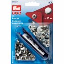 Prym Boutons press. Anorak laiton 15 mm argent + outil (10 pce)