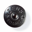 Prym Bachelor Buttons Zeus brass 16 mm black (4 pcs)
