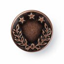 Prym Jeans-buttons brass Laurel wreath 17 mm antique copper (8 pcs)