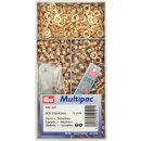 Prym Eyelets and Washers brass  5.0 mm gold col (500 pcs)