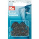 Prym Sew-On Snap Fasteners plastic 15 mm black (6 pcs)