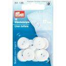 Prym Linen Buttons plastic 17 mm blanco (16 unidades)