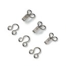 Prym Hooks and Eyes brass 3 silver col (1000 pcs)