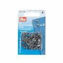 Prym Hooks and Eyes stainless steel 3 silver col (25 pcs)