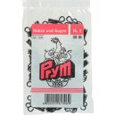 Prym Agrafes et portes 3 fer noir (30 pce)