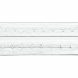 Prym Haken- und Augenband mit Abst. 19 mm weiß (7 m)