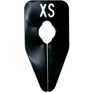 Größenscheiben schwarz beidseitig bedruckt XXL