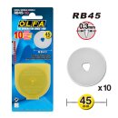 Olfa replacement blade 45 mm (RB45-10) (10 pieces)