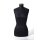 Bonna - Model Dummy female without shoulders 34 black stand black painted