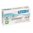 Rapid Staples 24/6 mm standard (1.000 pieces)