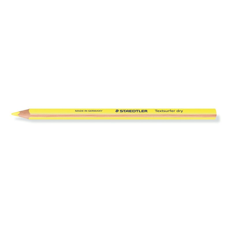 Surligneurs Secs STAEDTLER Textsurfer - Lot De 4 Crayons Fluos Sans Tache
