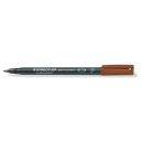 Staedtler Lumocolor® permanent pen 318 marrone