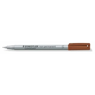 Staedtler Lumocolor® non-permanent pen 311 - superfein braun
