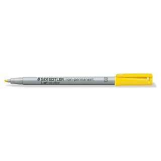 Staedtler Lumocolor® non-permanent pen 312 - breit gelb