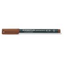 Staedtler Lumocolor® permanent pen 313 - superfein braun