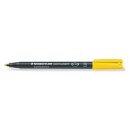 Staedtler Lumocolor® permanent pen 314 - wide yellow