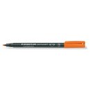 Staedtler Lumocolor® permanent pen 314 - wide orange