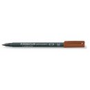 Staedtler Lumocolor® permanent pen 317 - medium marrone