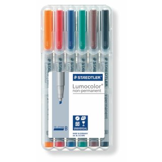Staedtler Lumocolor® non-permanent pen 312-6